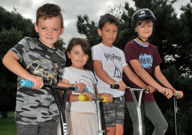 Pop up skate park